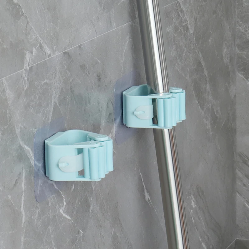 bathroom adhesive multi purpose hook wall mounted mop organizer holder rackbrush broom hanger hook kitchen bathroom strong hooks free global shipping