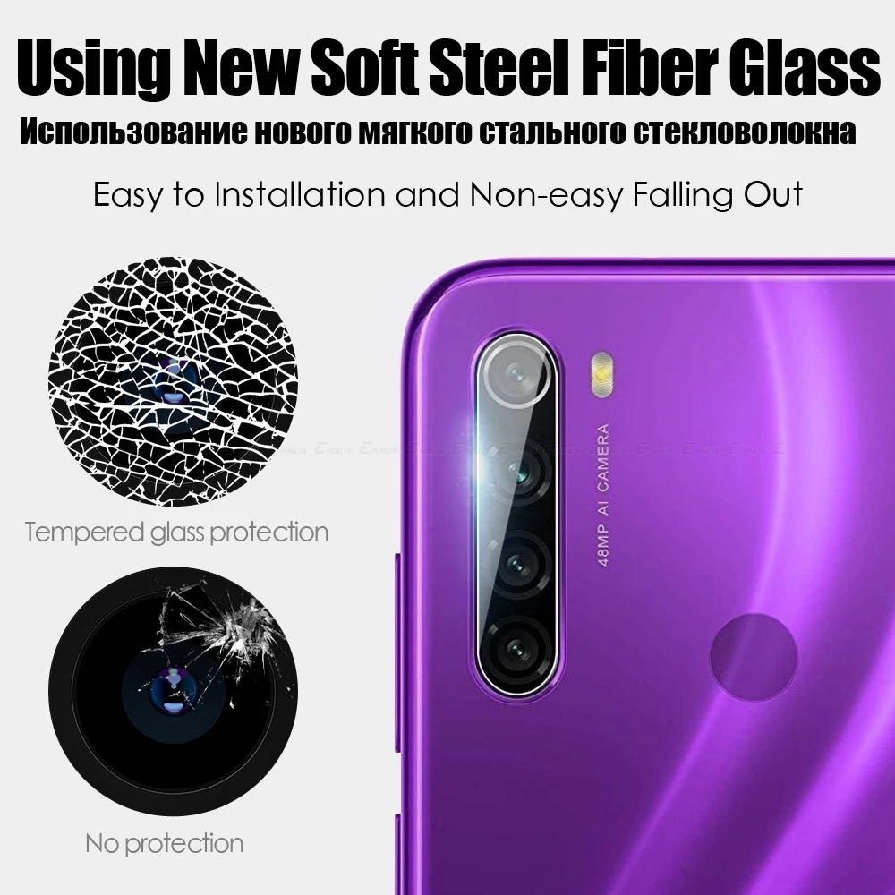 Back Camera Lens For XiaoMi Redmi Note 8 Pro 8T 8A Clear Protective Film Rear Screen Protector | Мобильные телефоны и