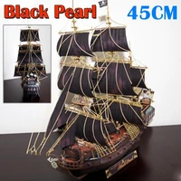 paper model diy ship for pirates of the caribbean black pearl ancient sailing sailboat warship pepercraft ship funs gifts