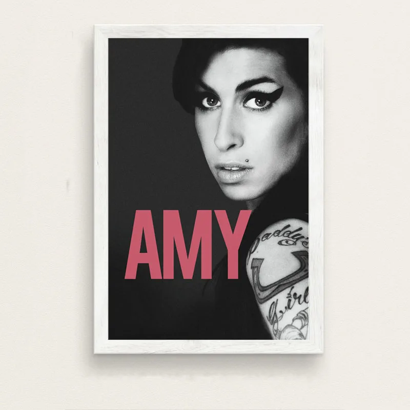 Amy Winehouse музыкальный певец звезда поп-арт, живопись высокого качества Холст плакат настенный домашний Декор без рамки o441