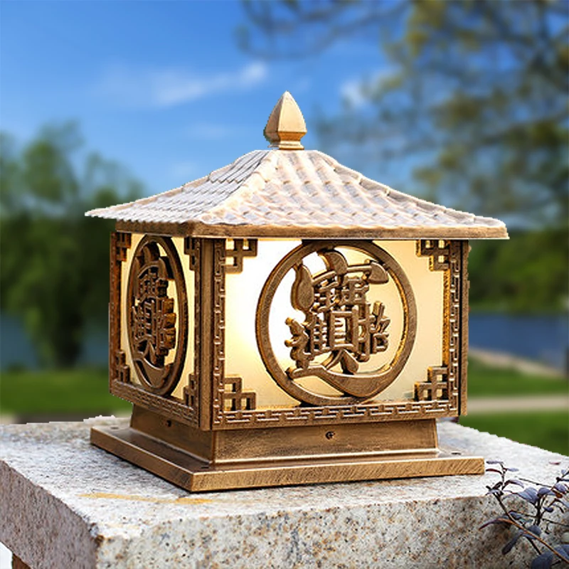 Уличная настенная лампа D250 в европейском стиле для двора светильник виллы сада