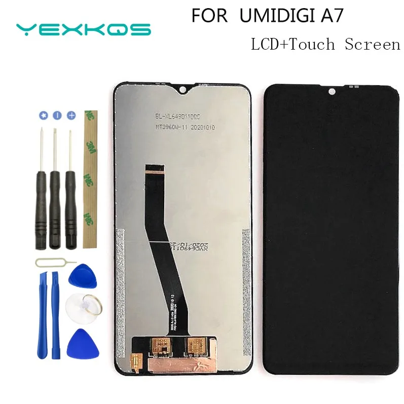 Новый оригинальный 6 49 дюймовый сенсорный экран Umidigi A7 + 720x156 0 ЖК-дисплей в сборе
