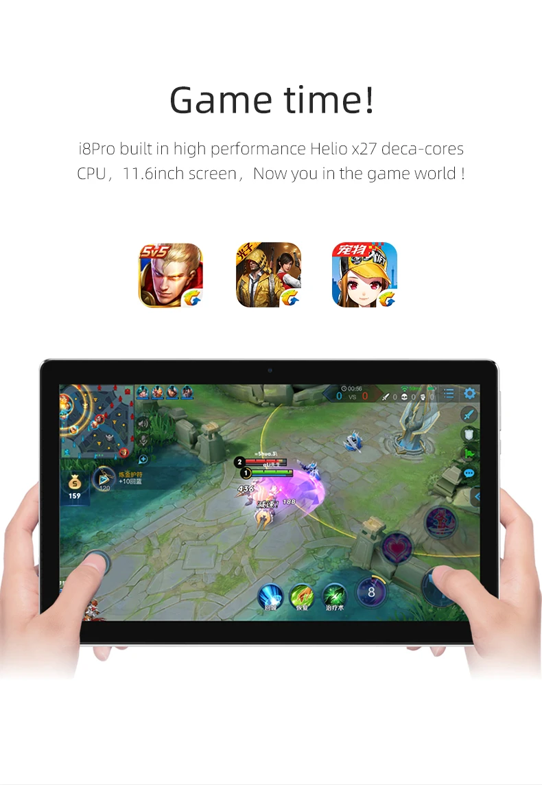 VOYO i8 Pro планшетный ПК MTK HelioX27 4 Гб ОЗУ 64 Гб ПЗУ 11,6 дюймов 1920*1200 ips Android 8,0 LTE WCDMA WiFI Bluetooth