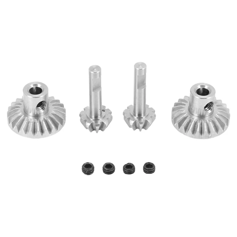 

4Pcs Steel Front and Rear Axle Gear Drive Shaft Gears Set for WPL B24 B36 C14 C24 MN D90 MN99S Upgrade Parts