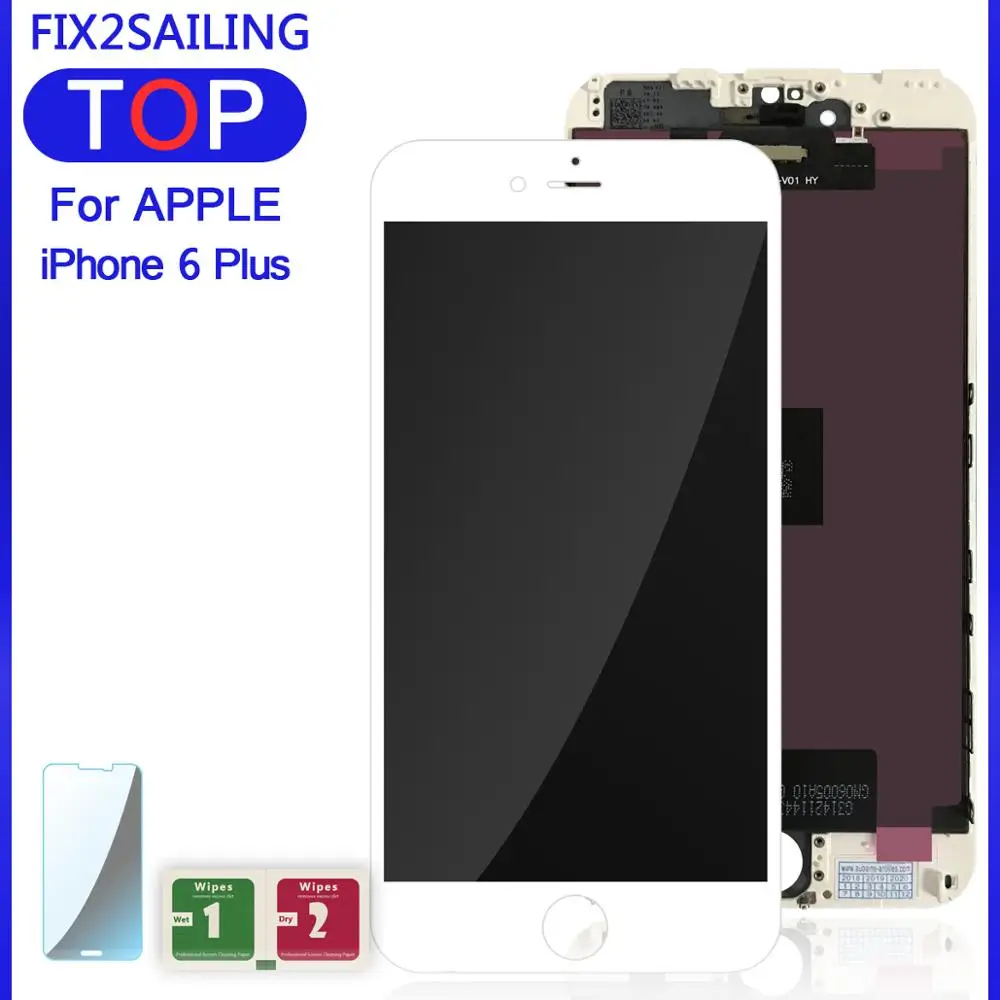 Для Apple iPhone 6 Plus 5 100% класс AAA ЖК-дисплей кодирующий преобразователь сенсорного