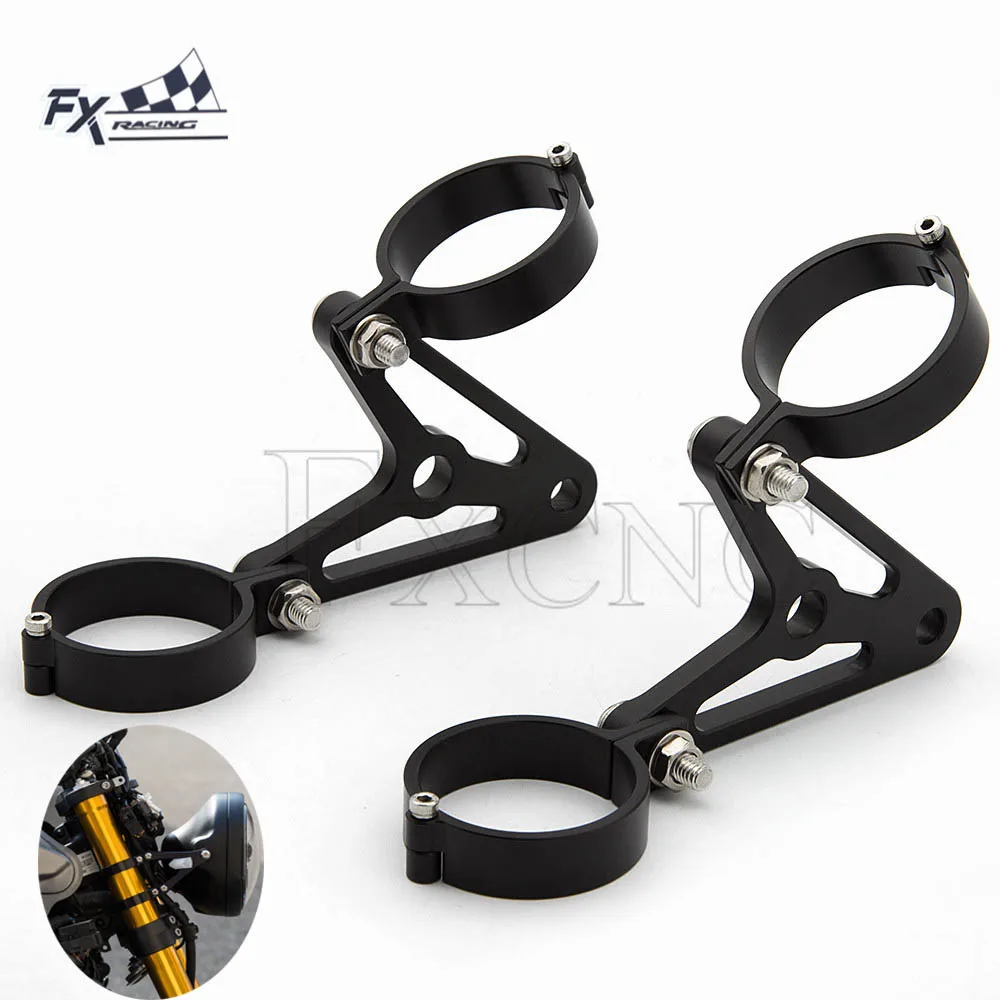 

Универсальные кронштейны для передних фар мотоцикла, 40/41/48/50/51 мм, держатель вилки для Yamaha Ducati, Suzuki, Kawasaki, Honda