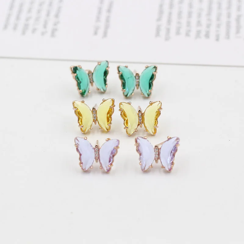 Женские свадебные серьги подвески из циркония под розовое золото 585