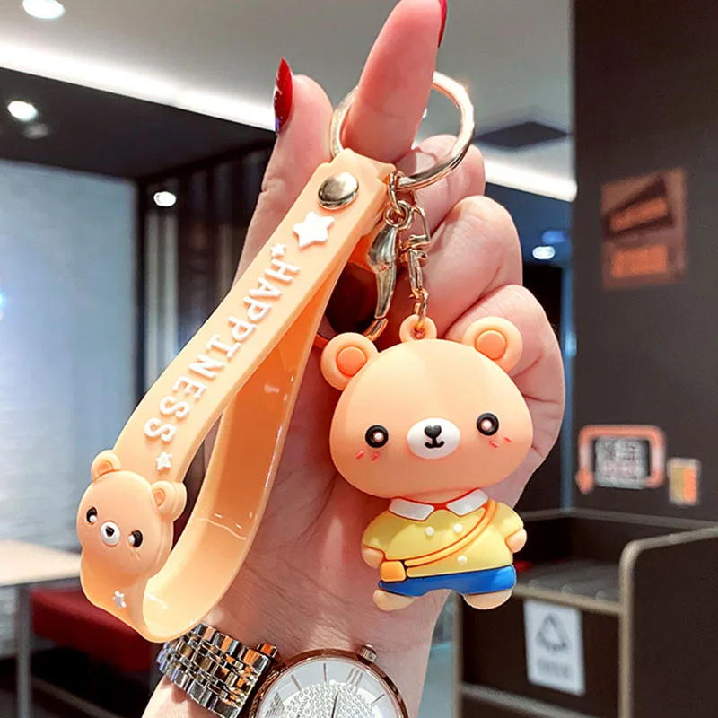 

Cartoon Cute Animal Key Chain Lady Car Key Accessories Kawaii Handbag Key Chain Best Gift Gor Girlfriend Best Gift For Bestie