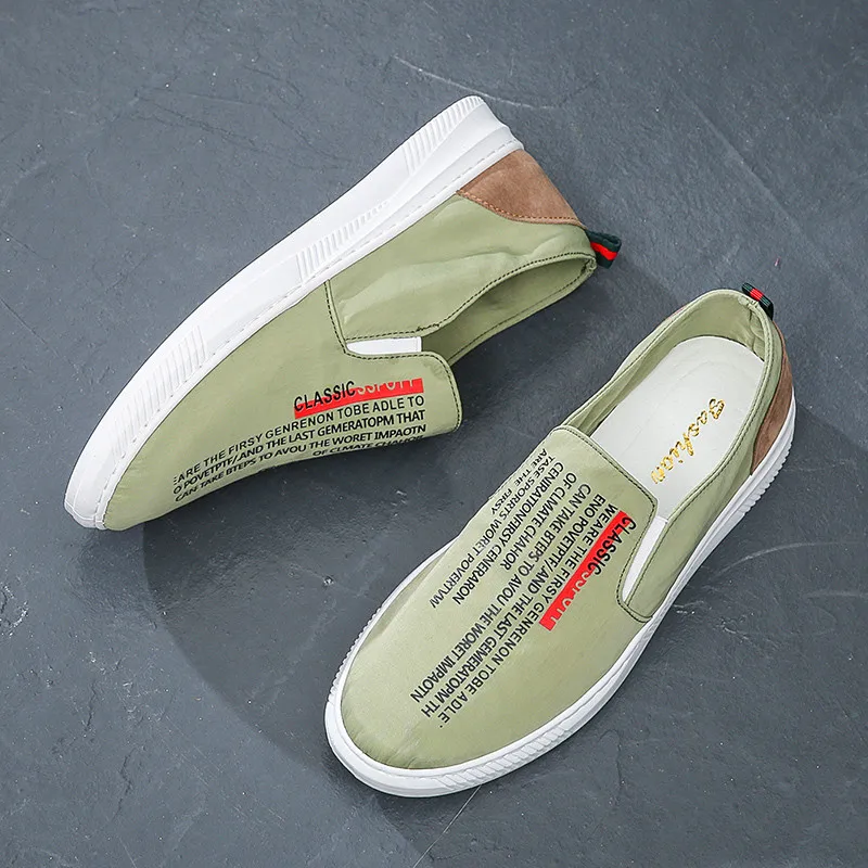 

New Lok Fu Shoes Men's Casual Canvas Shoes Men's Shoes Lightweight Soft Comfortable Slip-on Driving Shoes Men's Fashion Sneakers