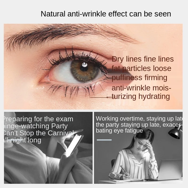 

CX New Face Authentic Golden Eye Cream Lifting Firming Anti-Wrinkle Fading Wrinkle Fat Particles Moisturizing