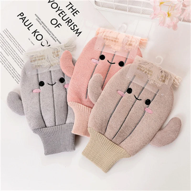 Scrubbing Gloves Body Clean Sponge Bath Accessories Soft Glo