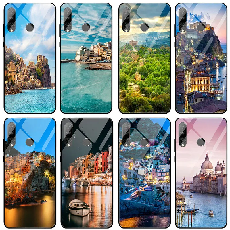 Чехлы для телефонов Huawei Mate 20 Y6 Y9 Honor 6X 8 8A 9 10 P20 P30 Plus Lite Pro 2018 2019 красивые Сицилия