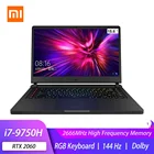 Игровой ноутбук Xiaomi, 15,6 дюйма, Intel Core i7-9750H, 16 ГБ RTX2060, 512 ГБТБ SSD, Windows 10 Mi, игровой компьютер