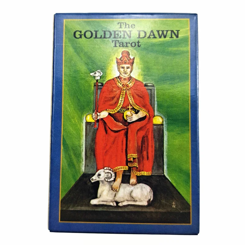 

New Golden Dawn Tarot Deck Women Girls English Board Game For Persnal Use PDF Guidebook Oracle Cards