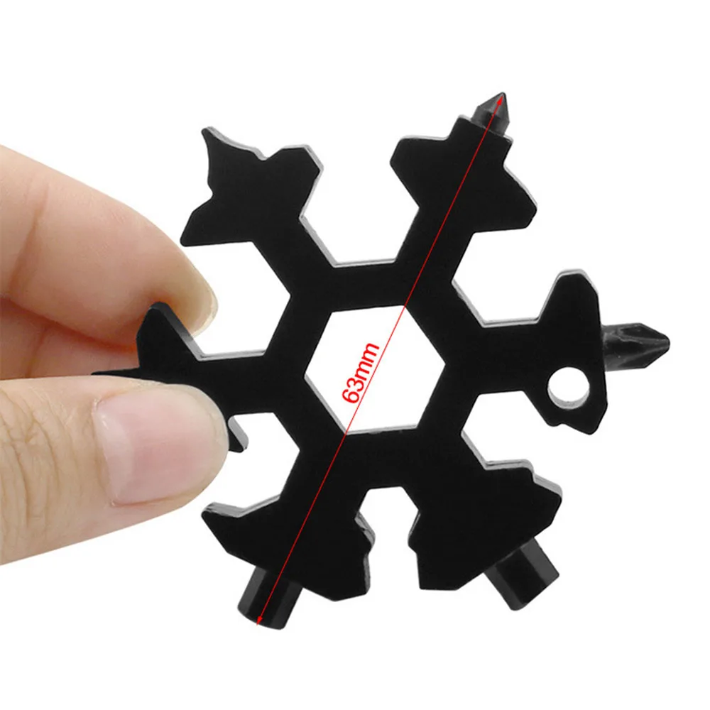 

18In 1 Multi-Tool High Carbon Steel Screwdriver Hex Snowflake Wrench Opener