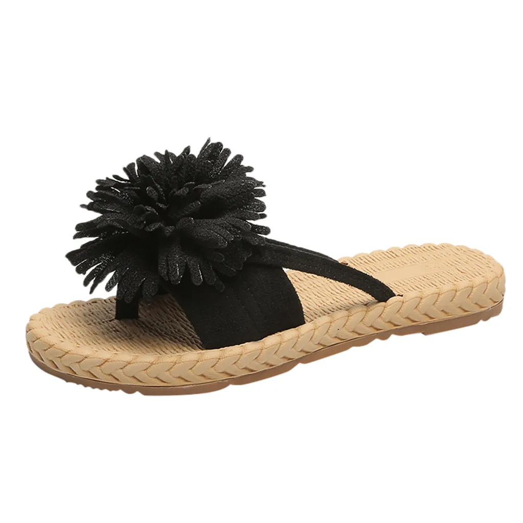 

Fashion Ladies Slipper Indoor Outdoor Flip-flops Beach Shoes Petaloid Design Sandal Light Flower Beach Sandals Slippers 2021 New