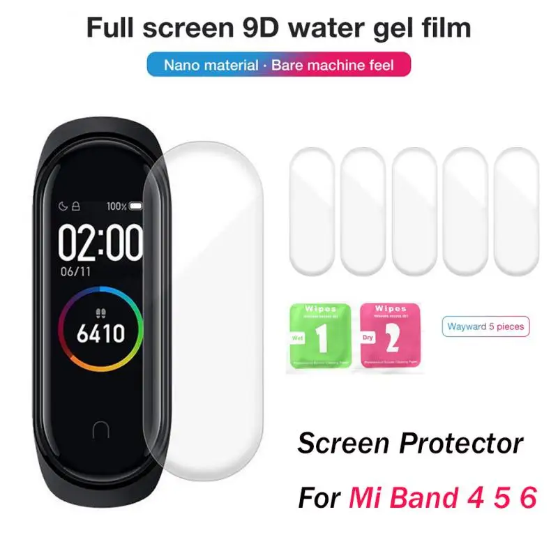 

Защитная пленка на экран для Xiaomi Mi Band 4 5 6, аксессуары для смарт-часов
