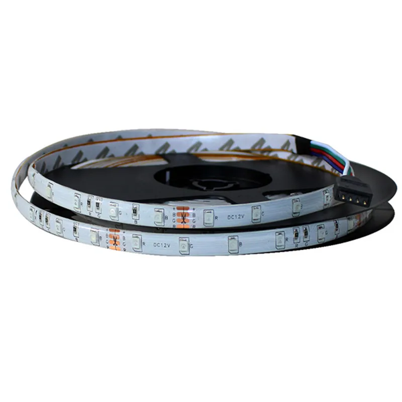 

CLAITE 5M 24W SMD 3528 300 Waterproof IP65 LED RGB Strip Tape Flexible Different Light 24 key IR remote Power Adapter DC12V