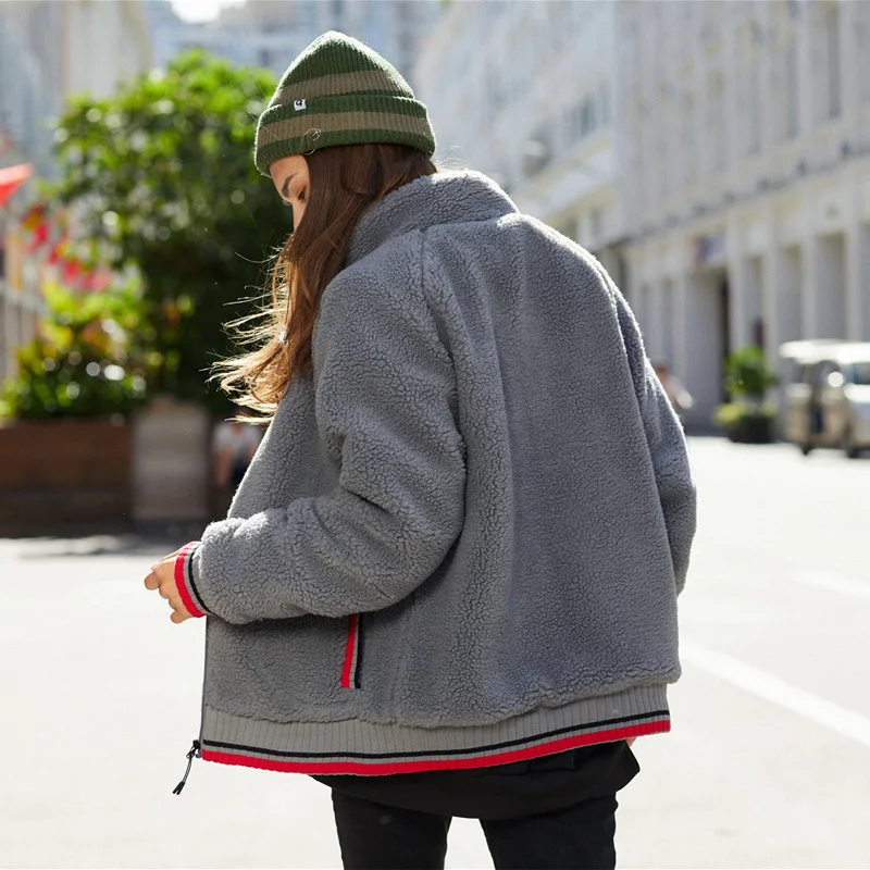 Мужское и Женское пальто осенне зимняя повседневная свободная плюшевая пушистая