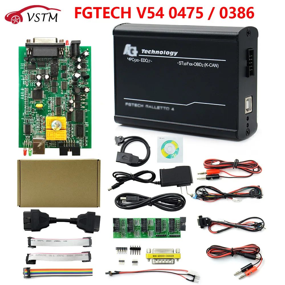 FGtech V54 0386 0475 Galetto 4 Мастер ECU чип тюнинговый инструмент VD300 код сканер FG Tech v54 BDM-TriCore OBDII Поддержка BDM