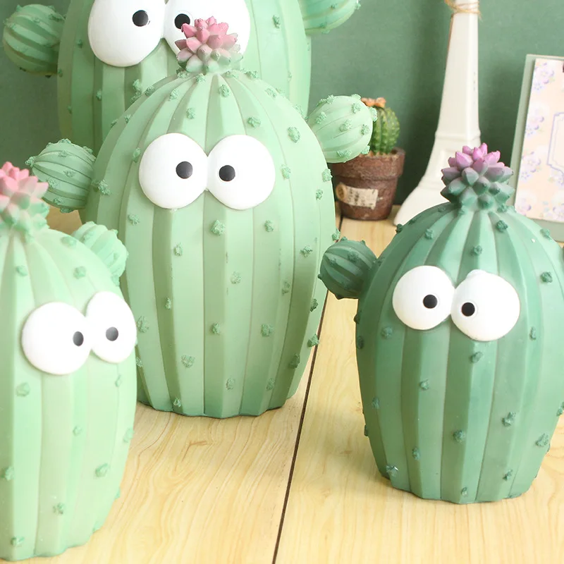 Креативная денежный ящик мультфильм Nordic творческих детей зеленый Сейф для Банк