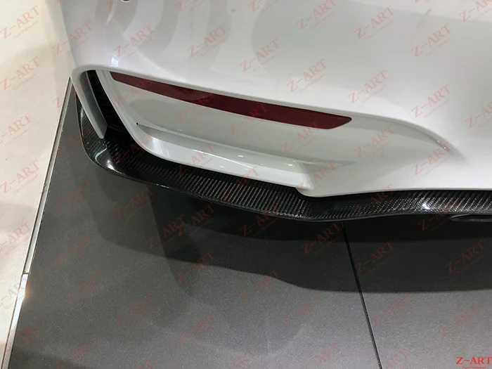 2013-2019 Z-ART for BMW M3 carbon fiber rear diffuser M4 lip F80 F82 F83 chin | Автомобили и мотоциклы