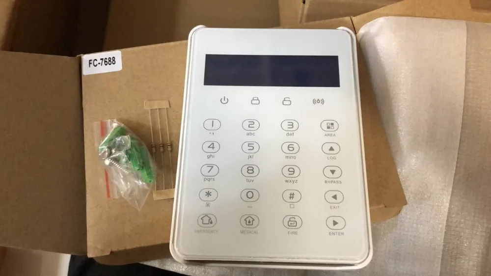 Фокус FC-7688Plus панель охранной сигнализации Проводная сенсорная клавиатура Пульт