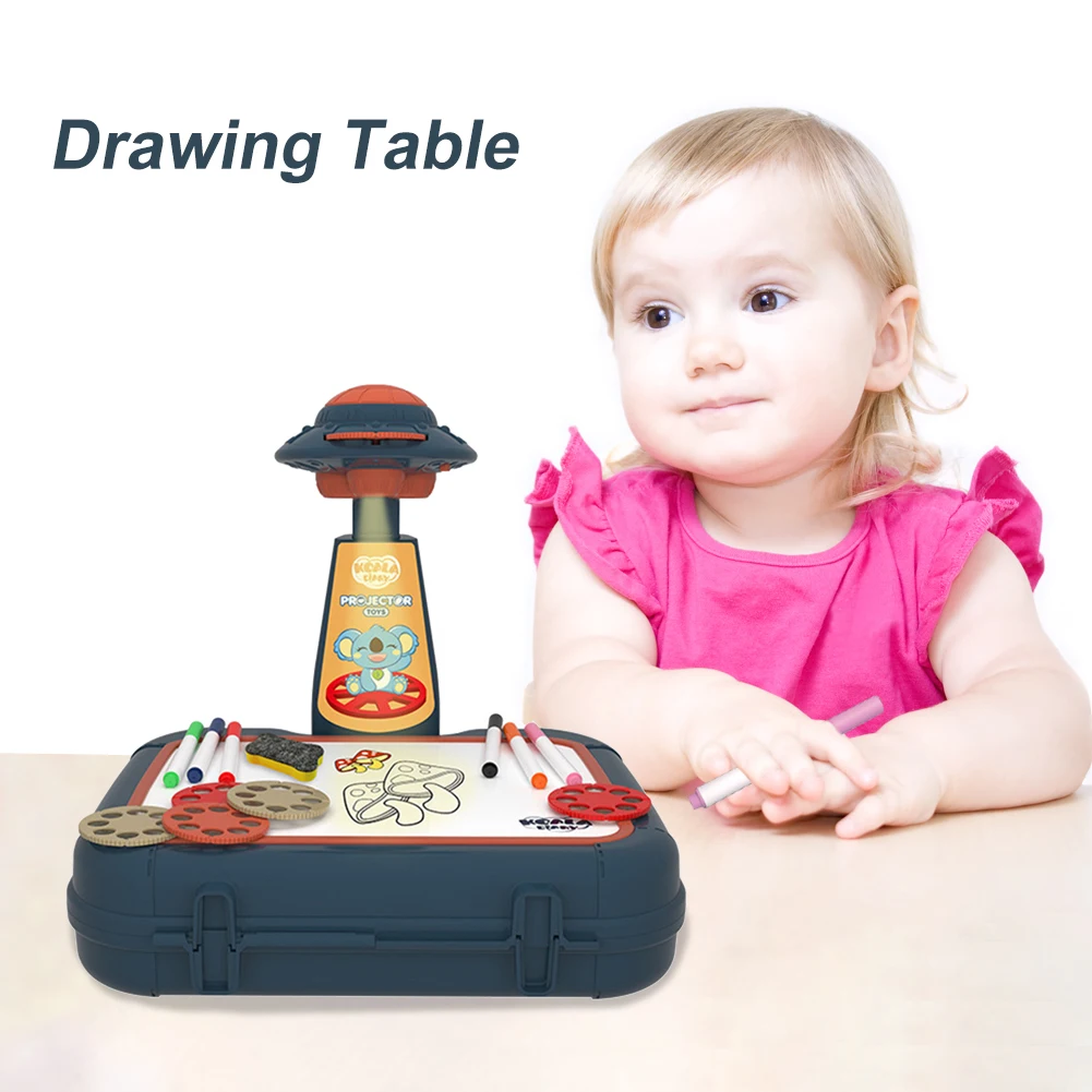 

Children LED Art Drawing Projector Table Toys Children Painting Board Educational Craft Learning Tools Painting Toy