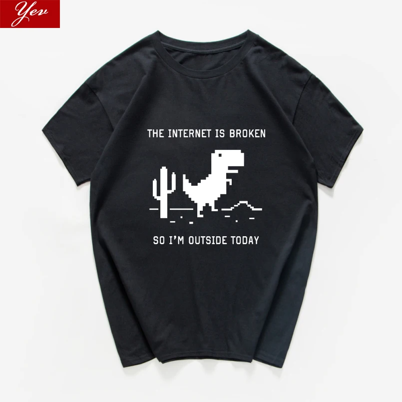 

the internet is broken funny t shirt men ProgrammerGraphic t-shirt aethetic tshirt men summer tops men streetwear men clothes