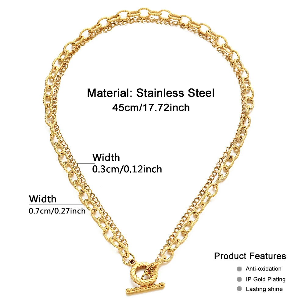 Комплект из цепочки и браслета нержавеющей стали | Украшения аксессуары