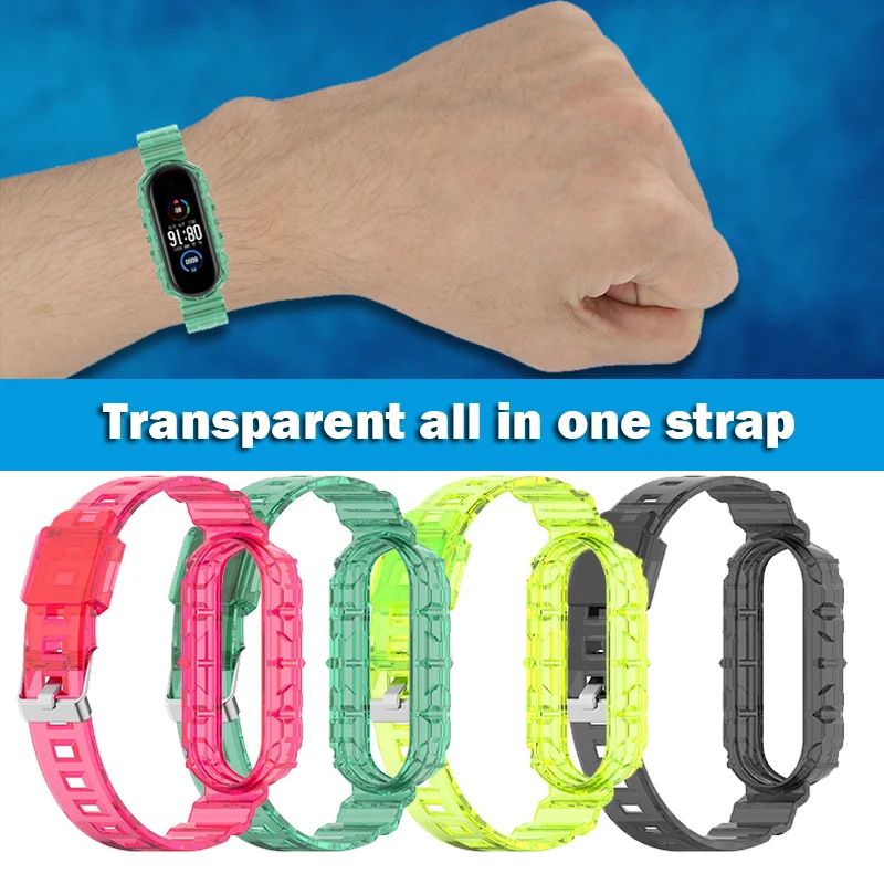 

Силиконовый сменный ремешок на запястье для смарт-браслета Milletes 5/6, мягкий водонепроницаемый сменный ремешок на запястье из ТПУ