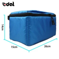 water resistant dslr padded insert case bag waterproof zipper removable partition camera bags