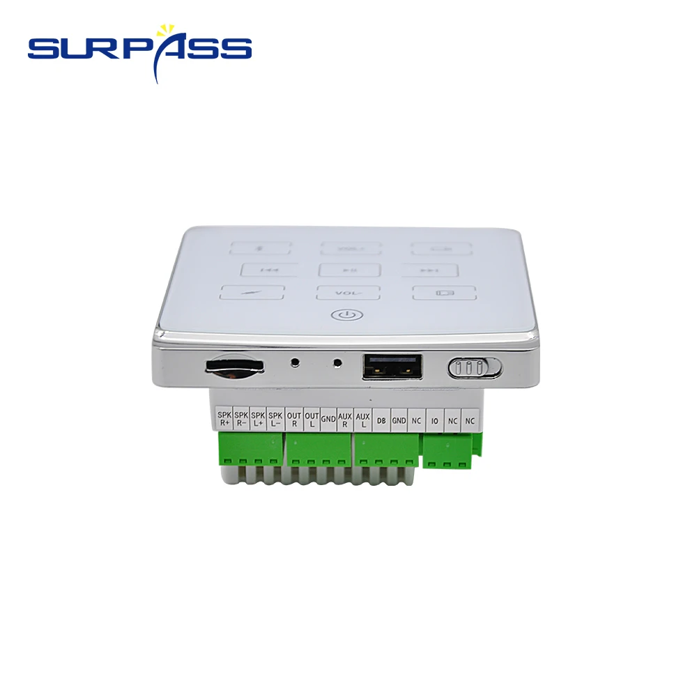 2 канальная аудиосистема для умного дома миниатюрный настенный усилитель с Bluetooth