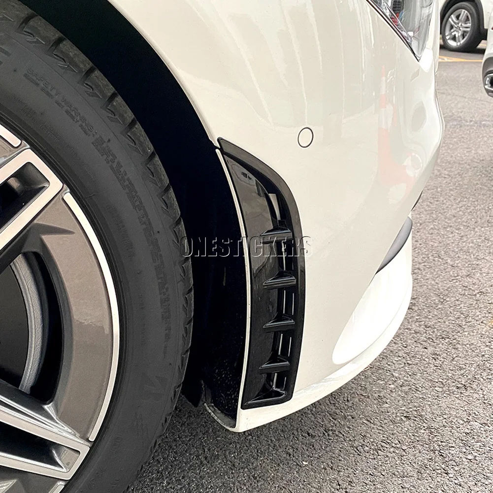 For Mercedes Benz CLA Class C118 CLA180 200 220 250 260 2020+ Car Styling Accessories Front Bumper Fender Air Outlet Trim Cover |