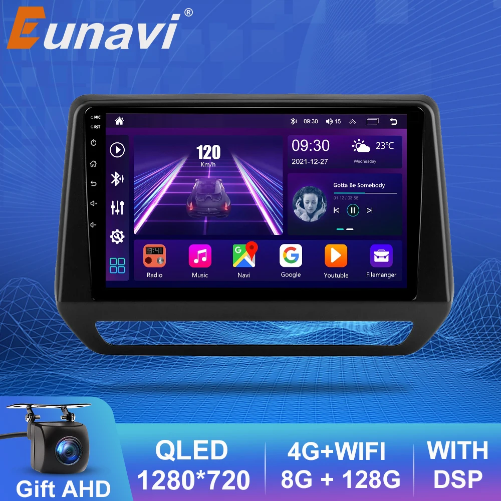 

Eunavi Android Car Radio For Renault Triber 2019-2020 For Nissan magnite 2021 RHD GPS Carplay Multimedia Player Stereo 2 din