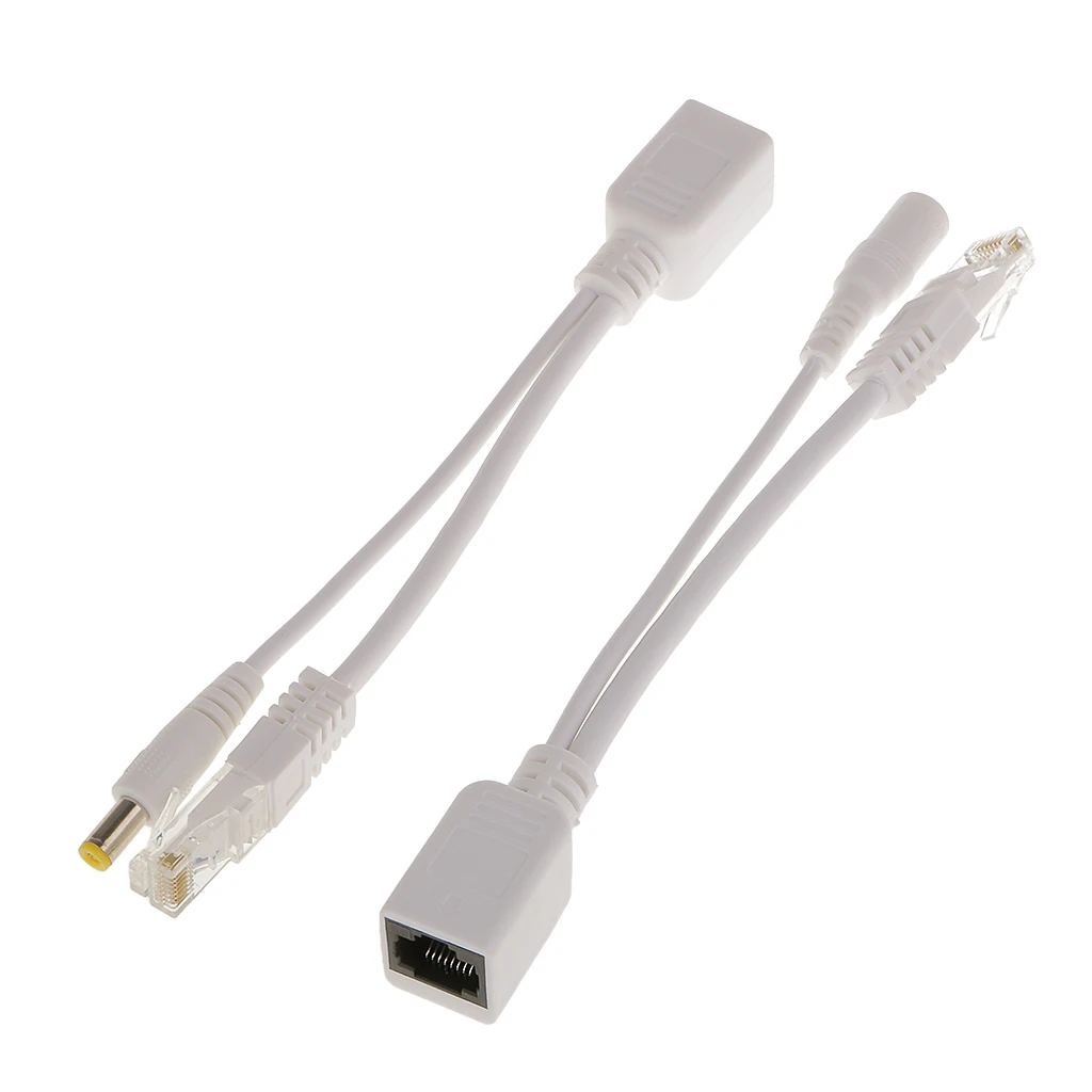 С интерфейсом Ethernet PoE-адаптер-форсунка И Сплиттер Комплект Поддерживает 5/12/24/48V Мощность более