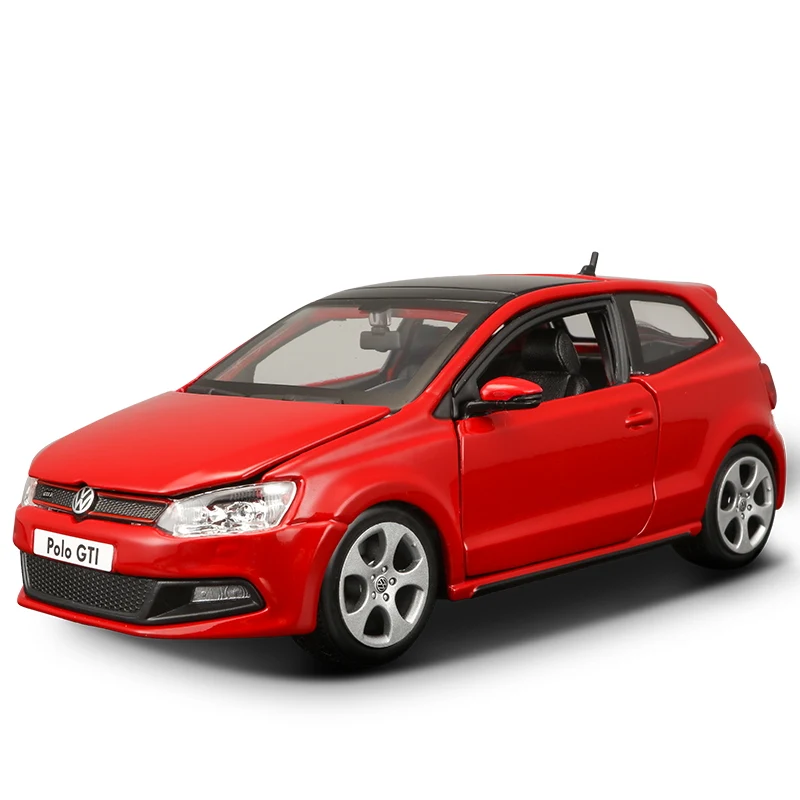 Bburago масштаб 1:24 VW Polo GTI Mark 5 гоночный автомобиль из сплава роскошный литые модели