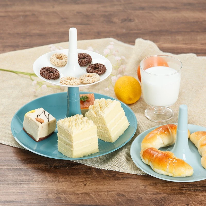 Европейская трехслойная подставка для тарелка фруктов пирожных креативная