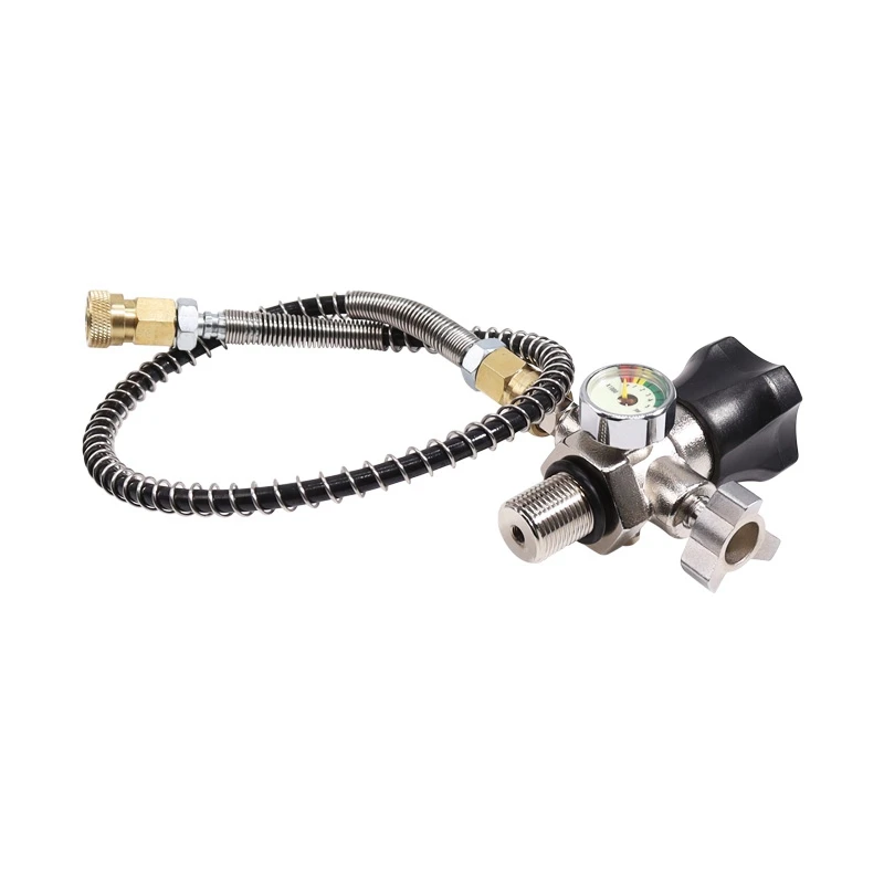 Резьба M18X1.5 регулятор клапана SCBA 4500Psi заполняющая станция шланг для баллона PCP |