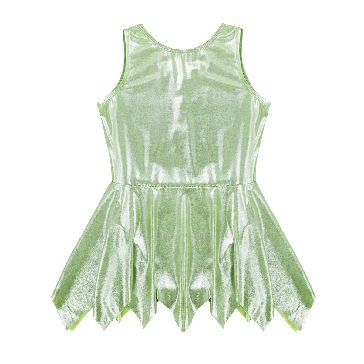 Infant Baby Girls Ballet Dress Fairy Dancewear Costume Sleeveless Glossy Leotard for Halloween Cosplay Party Up | Детская одежда и