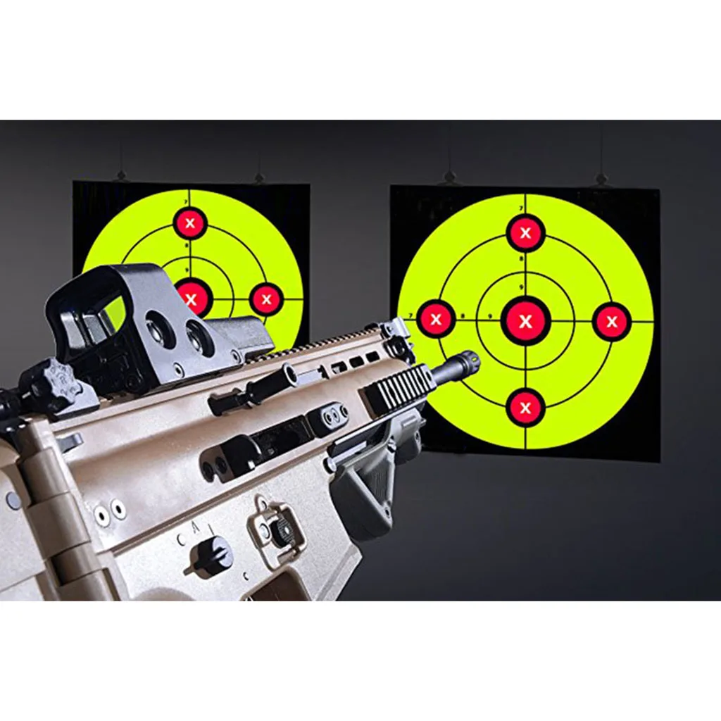 

10 Pack 20cm Adhesive Shooting Target Round Sticker for Shooting