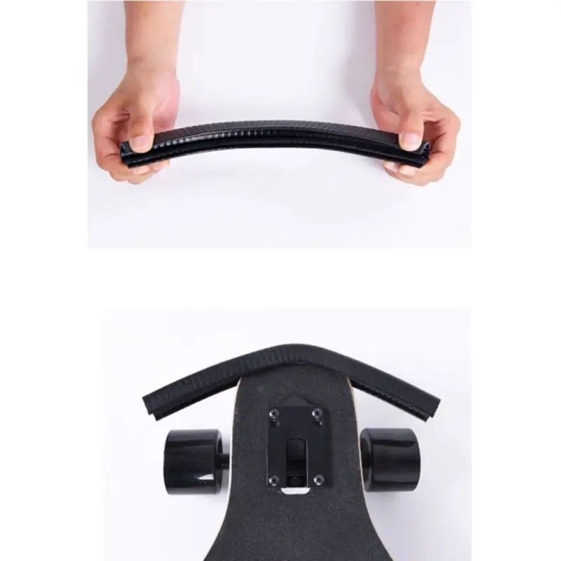 Skateboard Deck Guards Protector Universal Double Rocker Board Longboard Edge Nose Tail Bump Protection Bumper Cover | Спорт и