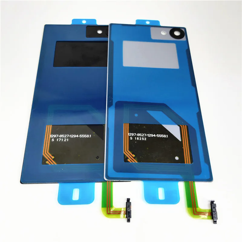 Оригинальная Задняя стеклянная крышка батарейного отсека задняя для Z5 Mini Замена