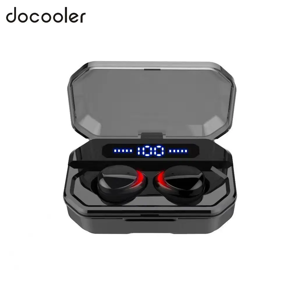 Docooler F8 Bluetooth 5 0 наушники вкладыши TWS True Беспроводной сенсорный контроль стерео