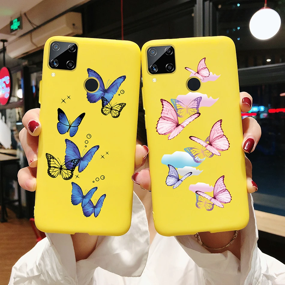 for realme c12 c15 c25 c25s 7i global case beautiful girls heart silicon tpu back phone cover for realme narzo 20 30a case funda free global shipping