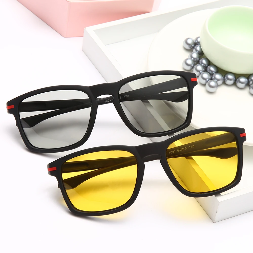 

Brand Design Square Polarized Sunglasses Vintage Men Coating Driving Sun Glasses Male UV400 Sunglass Shades oculos de sol