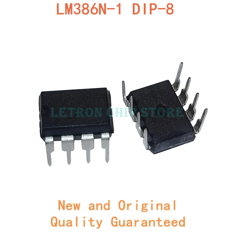 10 шт. LM386N DIP8 LM386 DIP 1 8 новый и оригинальный IC|Интегральные схемы| |