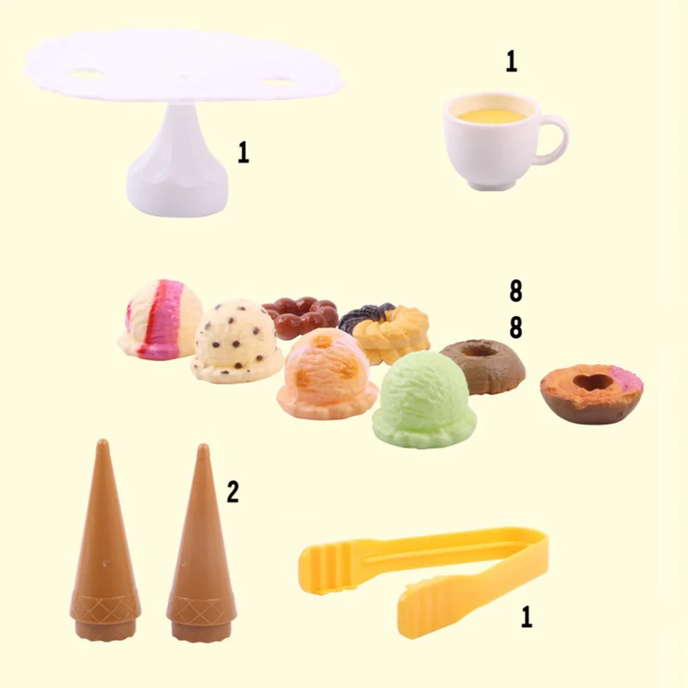 

Ice Cream Cookies Stacking Pretend Play Food Balance Game Educational for Kids