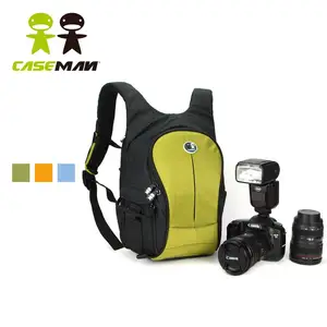 caseman cp04 digital slr dslr camera backpack bag case with rain cover keep shape for camera canon nikon sony waterproof free global shipping