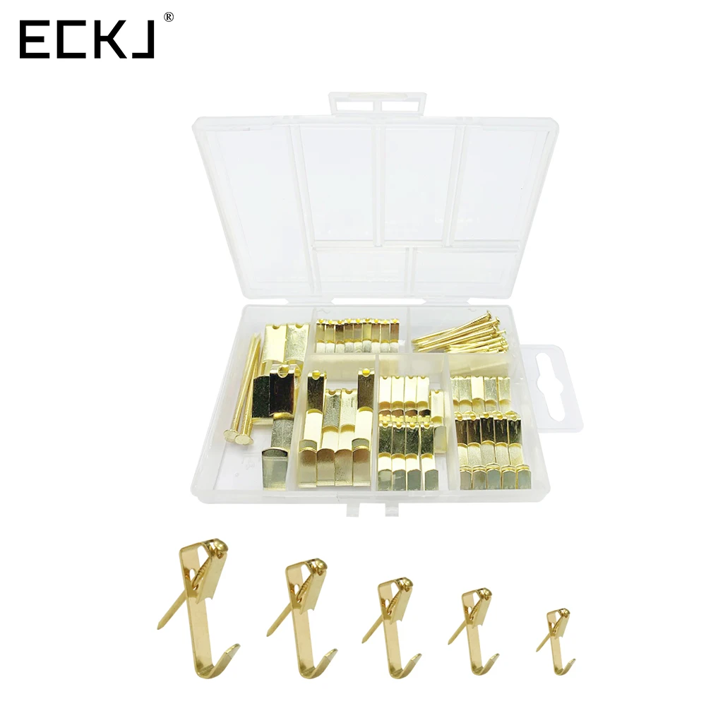 Вешалка для фотографий ECKJ 130 шт./компл. крючки с гвоздями комплект подвешивания